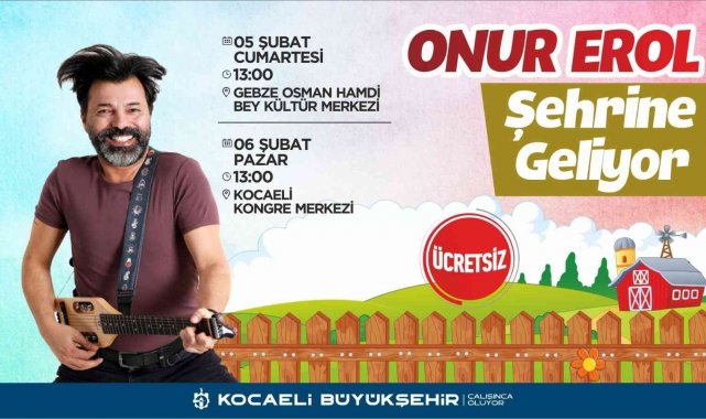 Onur Erol, çocuklarla buluşacak