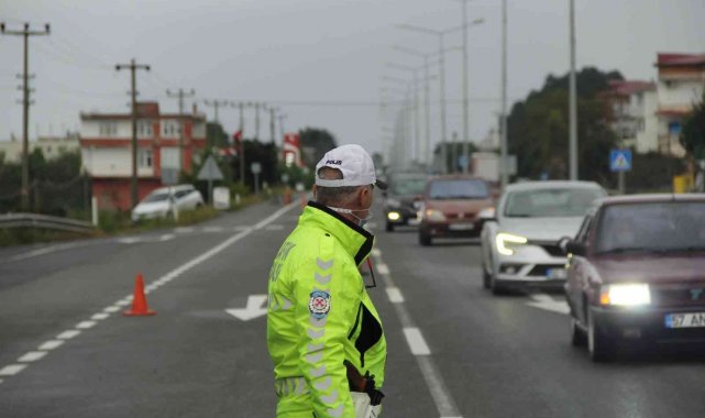 Ordu'da bir haftada 10 bin 500 araç denetlendi