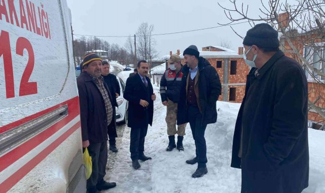 Ordu'da kar ağırlığına dayanamayan balkon çöktü: 1 yaralı