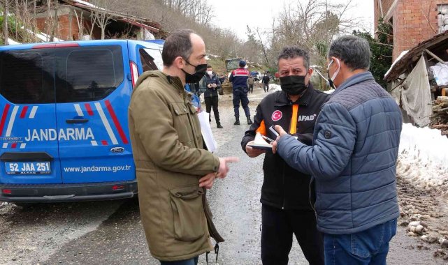 Ordu&#039;daki heyelanlı alan, &#039;afet bölgesi&#039; ilan edilecek