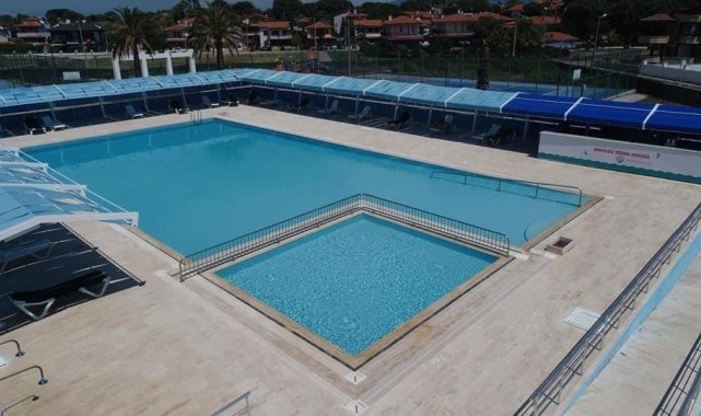 Ören'deki Burhaniye Belediyesi yüzme havuzu ve tesisi ticaret odasına tahsis edildi