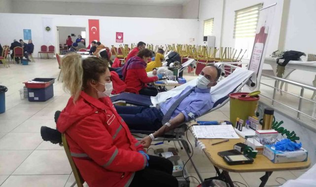 Ormanlı Beldesi sakinleri kan verdi