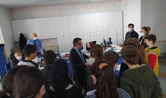 Ortaokul öğrencileri vergiler hakkında bilgilendirildi