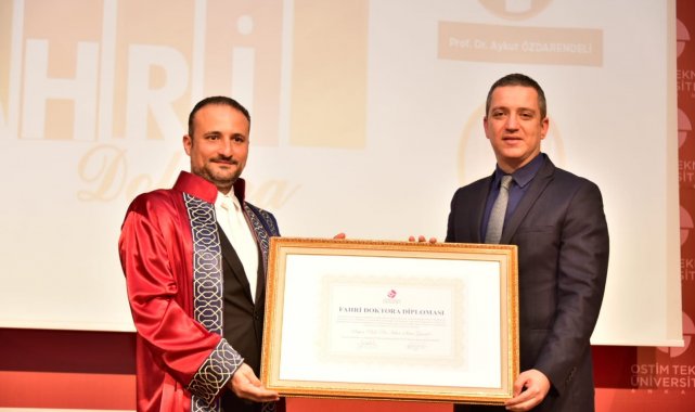 OSTİM Teknik Üniversitesi'nden Prof. Dr. İrfan Suat Günsel'e fahri doktora unvanı