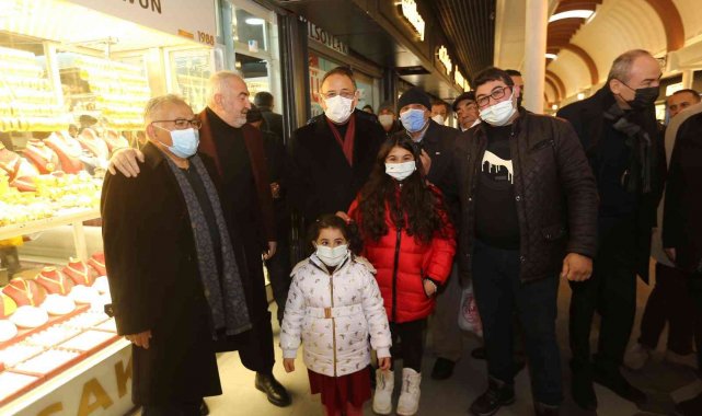 Özhaseki ve Büyükkılıç'tan esnaf ziyaretleri