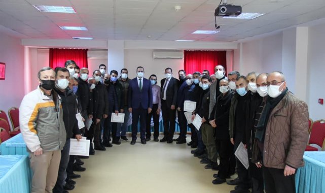 Pandemi sürecinde dış kurumlardan görevlendirilen personele başarı belgesi verildi
