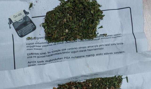 Polis şüphelendiği şahsın üstünde esrar ele geçirdi