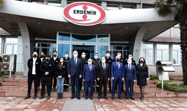 Rektör Çufalı'dan ERDEMİR'e ziyaret