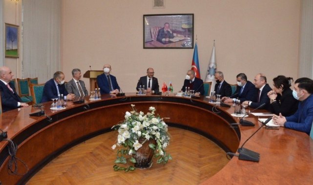 Rektör Erdal yeni iş birlikleri için Azerbaycan'ı ziyaret etti