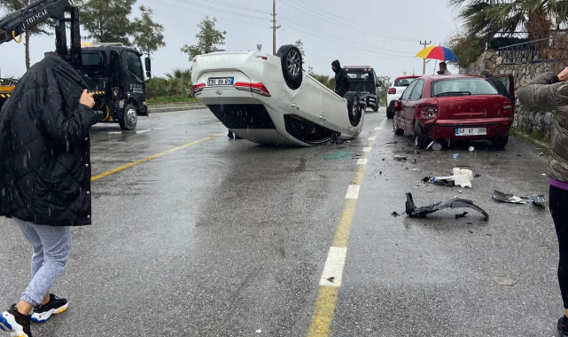 Sağanak Yağış Kazaya Neden Oldu