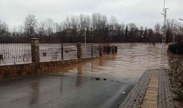 Sağanak yağışla eriyen karlar taşkınlara neden oldu