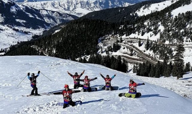 Sahara Milli Parkı Snowboard tutkunlarına ev sahipliği yaptı