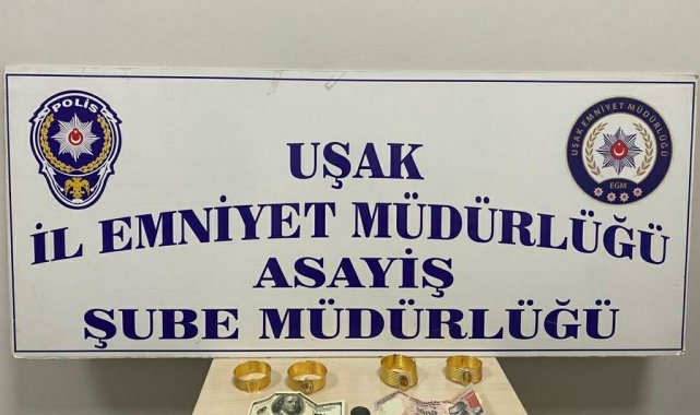 Sahte altın dolandırıcıları Uşak'ta yakalandı