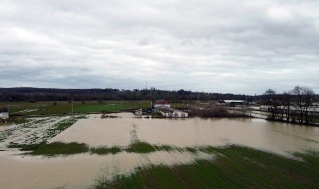 Sakarya'da tarım arazileri sular altında kaldı