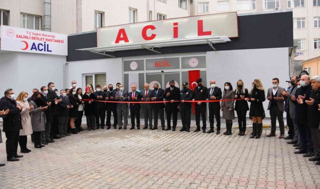 Salihli'de yenilenen acil servis hizmete açıldı, yatak sayısı 35'e çıkarıldı