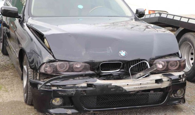 Samsun'da alkollü sürücü otomobile arkadan çarpıp kaçtı