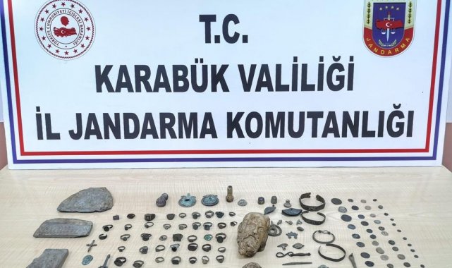 Sanayi sitesinde tarihi eser yakalandı