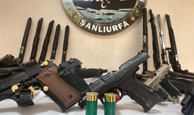 Şanlıurfa&#039;da 2 bin 420 silah ele geçirildi