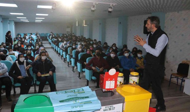 Şanlıurfa'da öğrencilere sıfır atık eğitimi verildi