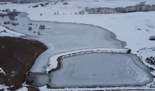 Sarıhamzalı Bahadın Barajında çalışmalar tamamlandı