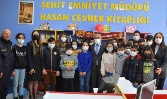 Şehit Emniyet Müdür Yardımcısı Cevher'in ismi kütüphaneye verildi