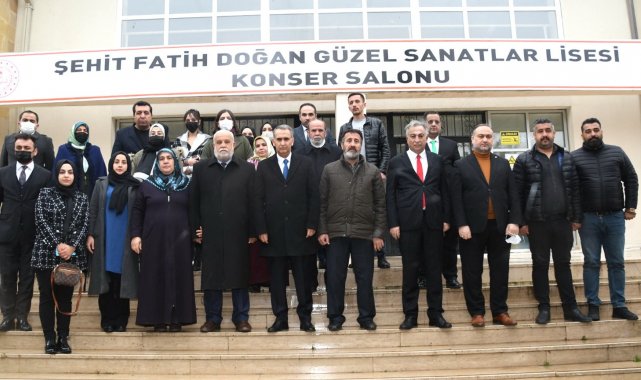 Şehit Fatih Doğan'ın ismi güzel sanatlar lisesine verildi
