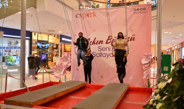 Şelale salıncağı Espark&#039;ta