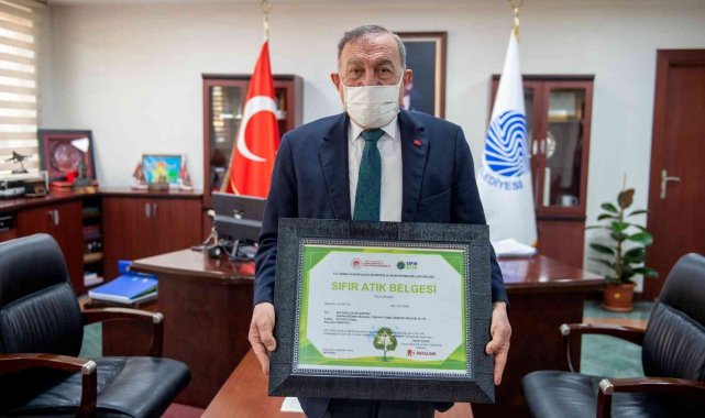 Seyhan'ın atık yönetim modeline "Sıfır Atık Belgesi"