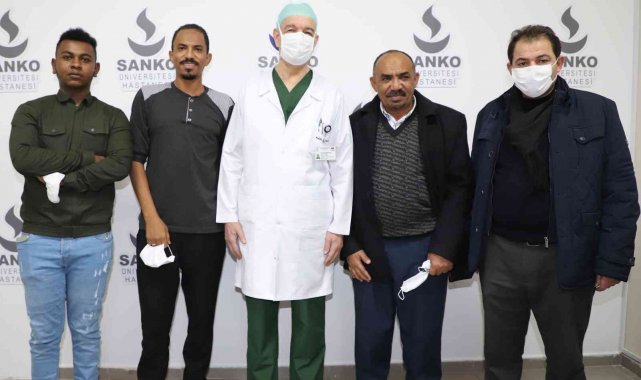 Şifa bulmak için Sudan&#039;dan SANKO Hastanesi&#039;ne geldi