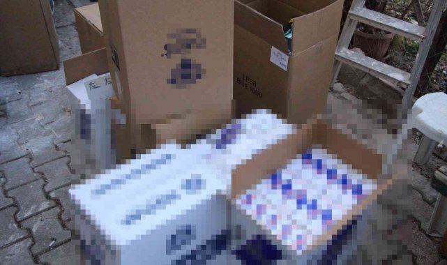 Sigara imalathanesine çevrilen eve operasyon: 1 gözaltı