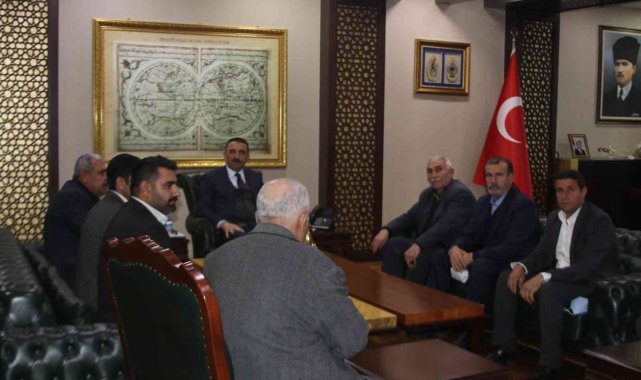 Siirt Gazi ve Şehit Aileleri Dernekler Federasyonundan Vali Hacıbektaşoğlu'na ziyaret