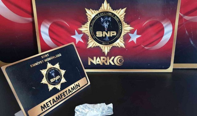 Siirt'te üst araması yapılan şüpheliden uyuşturucu madde çıktı