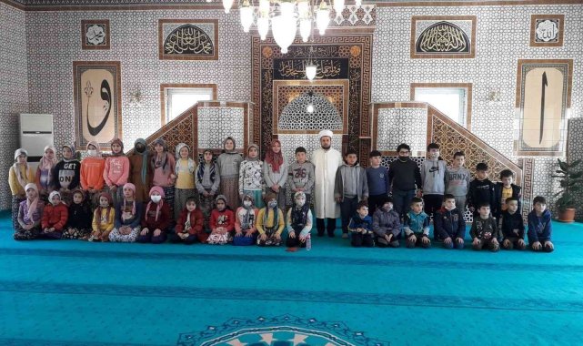 Simav'da cami çocuk buluşması