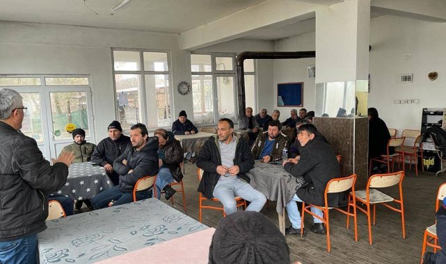 Simav&#039;da çiftçi bilgilendirme toplantısı