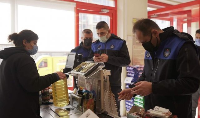 Sincan zabıtasından marketlere KDV denetimi