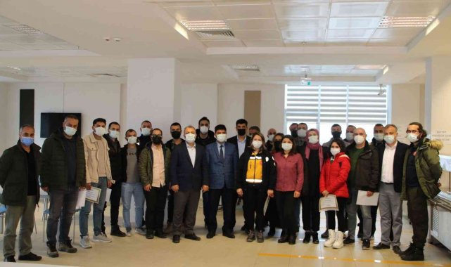 Sinop'ta istasyon sorumlularına teşekkür belgesi