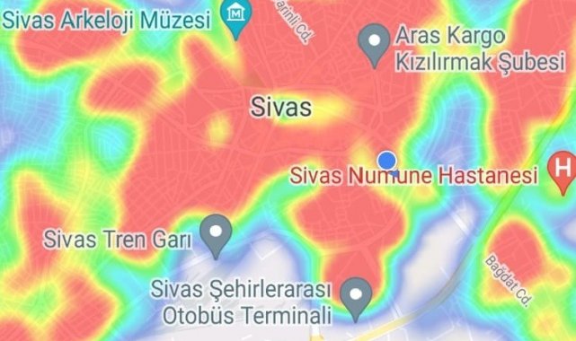 Sivas'ın korona virüs risk haritasında kırmızı alarm!
