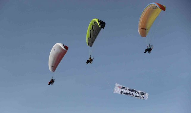 SMA'lı Ela için İzmir semalarında uçtular