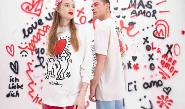 Sokak sanatçısı Keith Haring'den Sevgililer Günü'ne özel tasarım