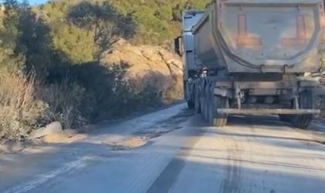 Sürücüler Labranda yolunun bakıma alınmasını istedi