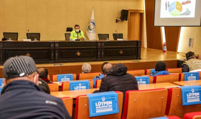 Talas personeline trafik eğitimi