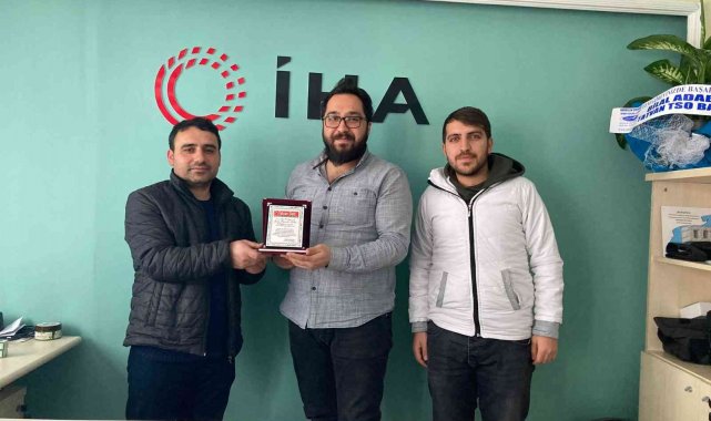 Tatvan Sesi Gazetesi'nden İHA'ya ziyaret