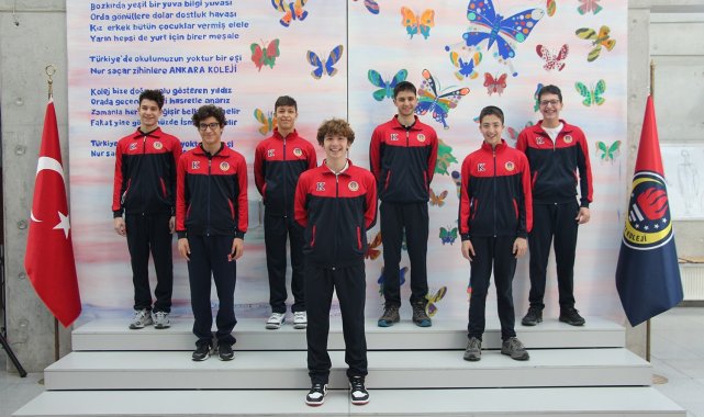 TED Ankara Koleji, yüzmede Türkiye şampiyonu çıkardı