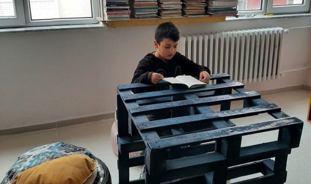 Tekirdağ'da geri dönüşüm yolu ile 4 kütüphane yapıldı