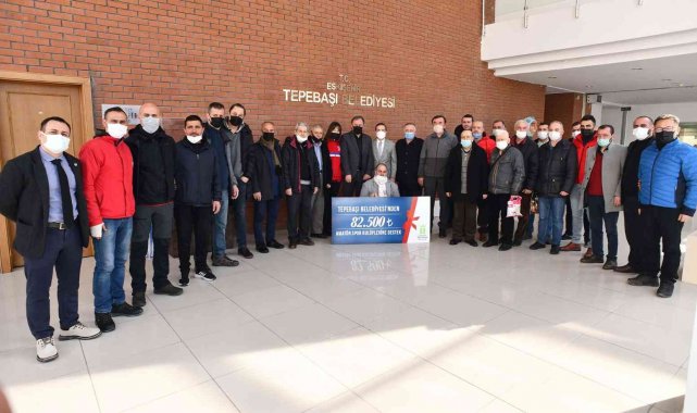 Tepebaşı'ndan amatör spora destek