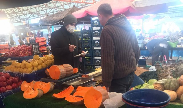 Terazileri arızalı çıkan pazarcılara cezai işlem uygulandı