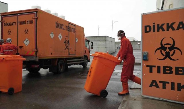 Tıbbi atıklar çevreye zarar vermeden bertaraf ediliyor