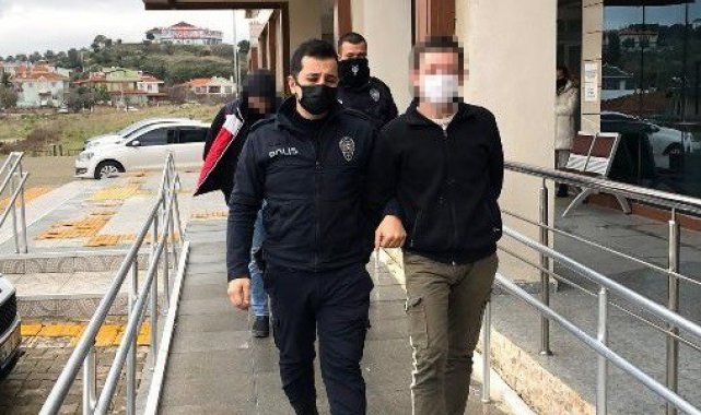 Tonlarca inşaat malzemesi çaldılar, polisten kurtulamadılar