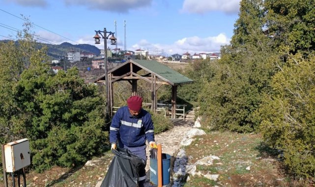 Toroslar Belediyesi, piknik alanlarını temizliyor