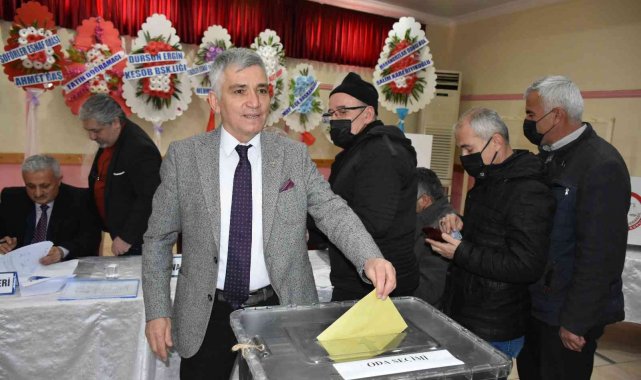 Tosya Dokumacılar Odası'nda Recep Taş güven tazeledi